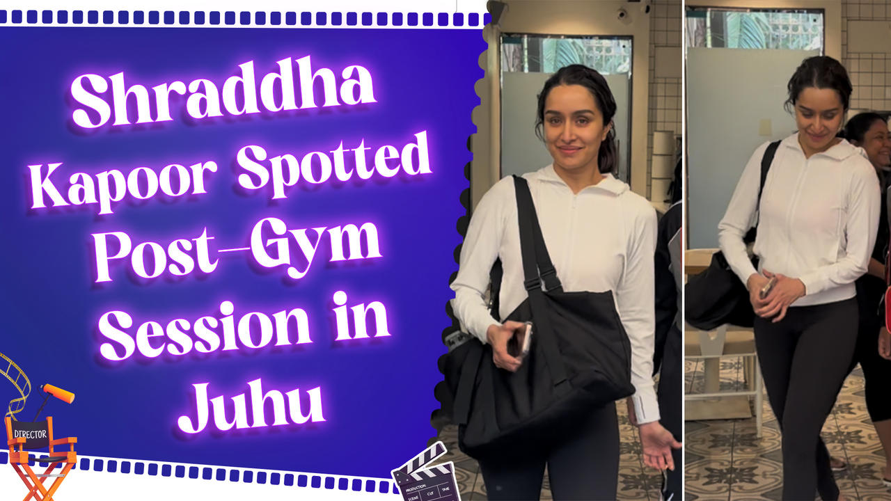 Fit and Fabulous Shraddha Kapoor Snapped After Gym Session