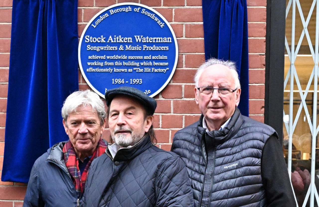 What went down at the unveiling of Stock Aitken Waterman's Blue Plaque?