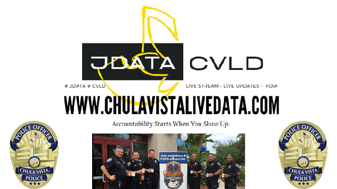 Chula Vista Live Data - CVPD Coffee With a Cop - 1.23.25 - JDATA