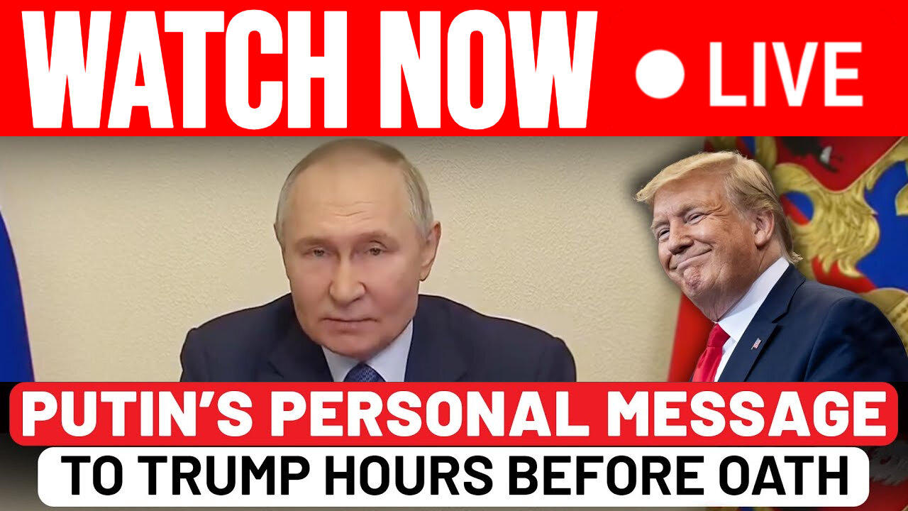 Putin LIVE: Sends Personal Message to Donald Trump