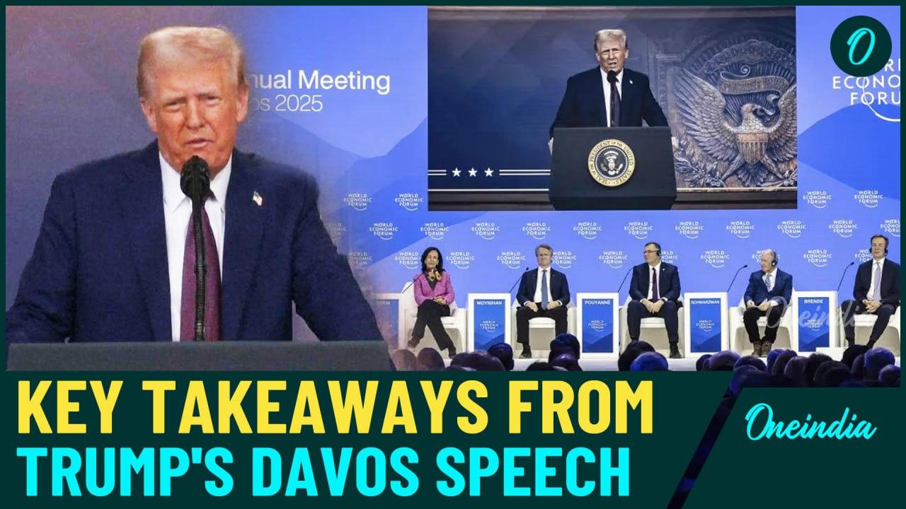 U.S Trump's Full Speech At Davos: Key Takes Aways On Putin's Nuclear War, New World Order At WEF