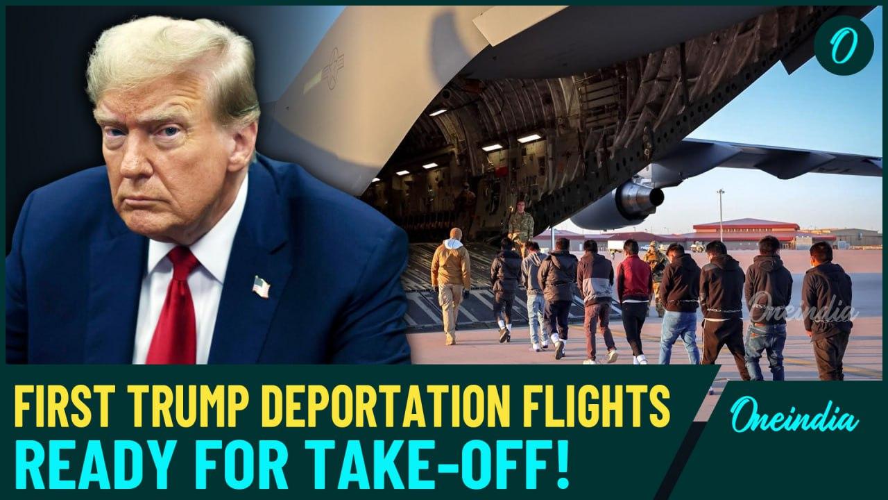 U.S Breaking: Trump's First Deportation Flights Ready For Take-off Hrs After 400+ Migrants Arrest