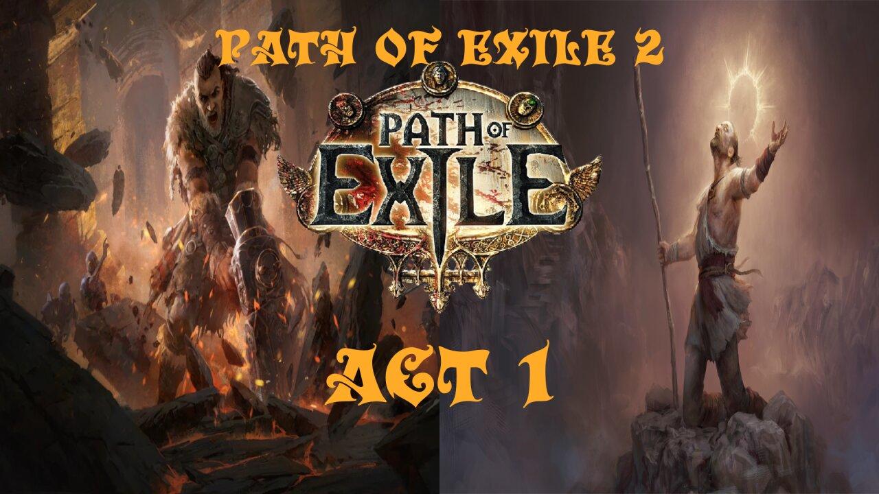 🔴 LIVE - Path of Exile 2 Act 1 - Pt 1