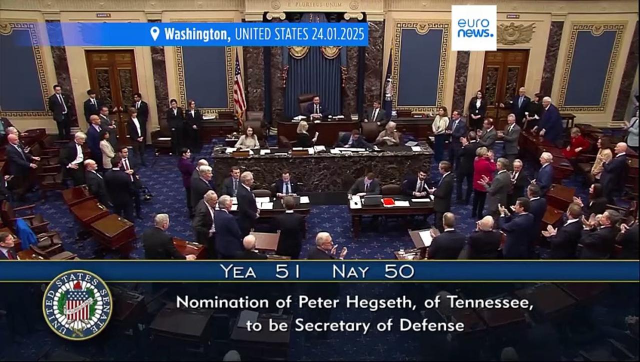 US Senate confirms controversial nominee Pete Hegseth as new Defence Secretary