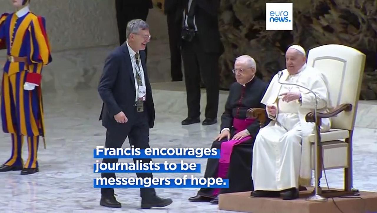 Pope Francis warns that excessive scrolling causes 'brain rot'