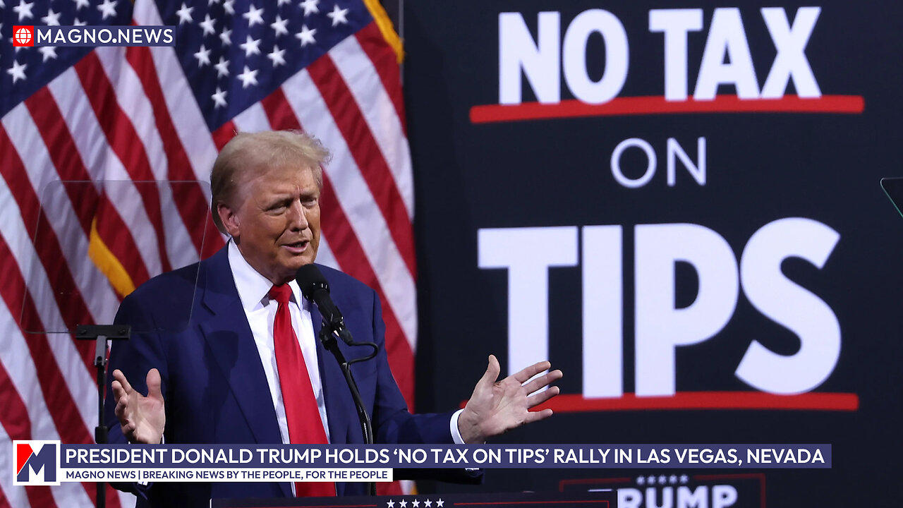 President Donald Trump holds 'No Tax On Tips' Rally in Las Vegas, Nevada (Jan 25, 2025) [LIVE]