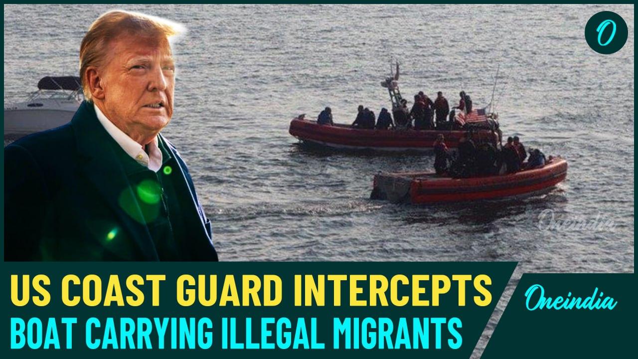 Trump’s Crackdown VIDEO: U.S Coast Guard Stops Boat Carrying Illegal Migrants Amid Deportations