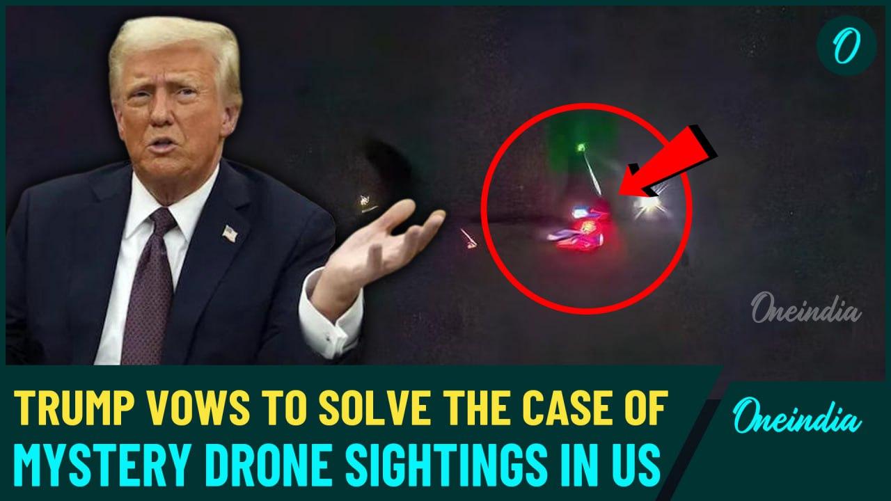 Trump's Shocking Reaction On Mystery Drone Sightings Across the U.S; ‘Not an Enemy’ | Watch