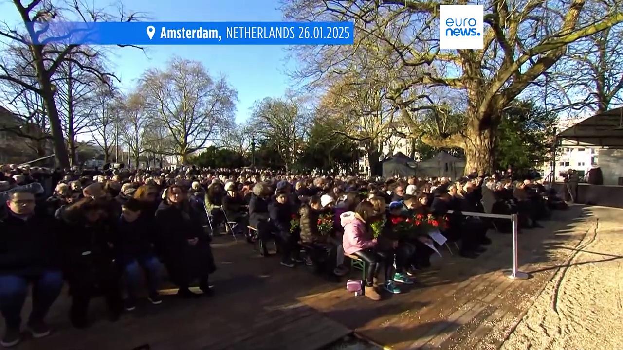 People around the world commemorate the 80th anniversary of the Holocaust