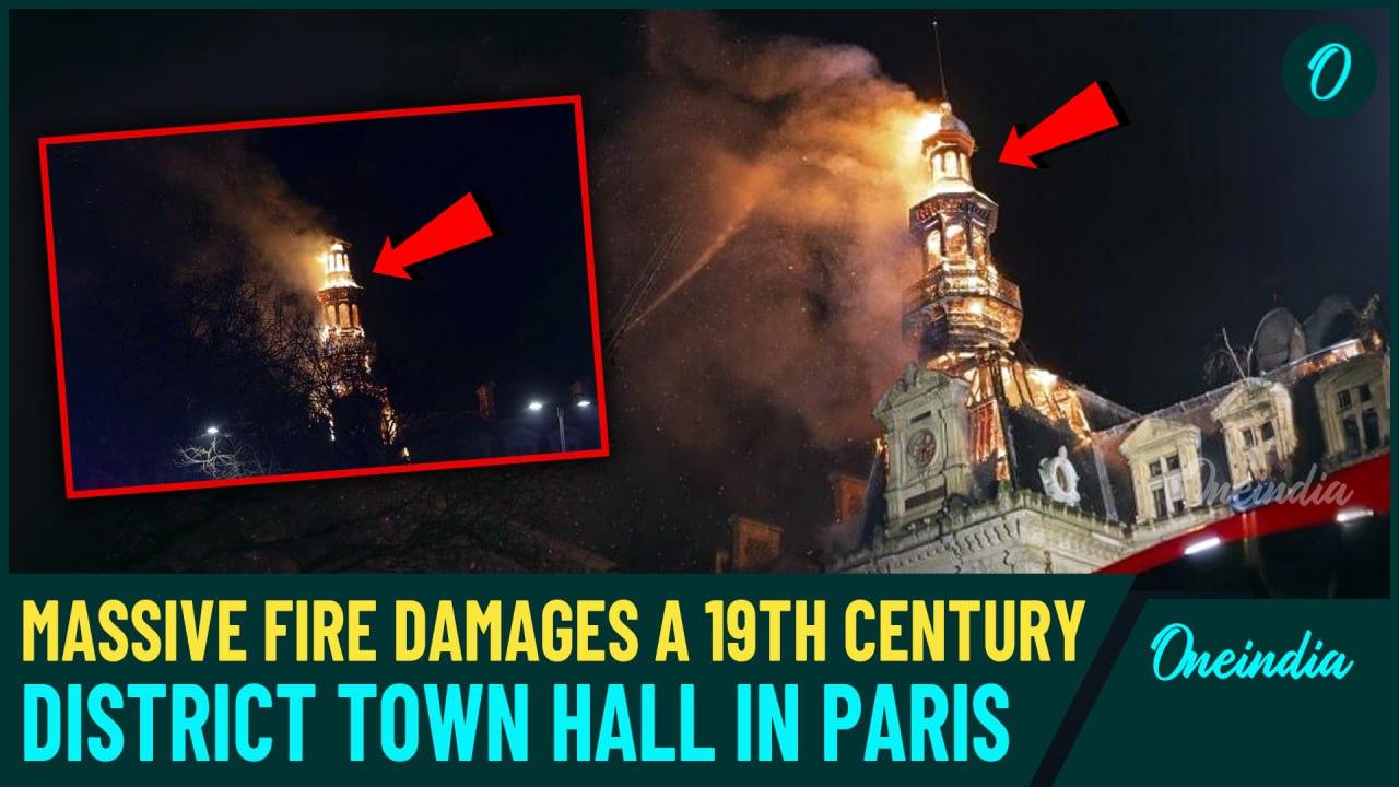 Paris Fire BREAKING | Blaze Leaves Bell Tower at Risk of Collapse | Notre-Dame-like Fire Incident?