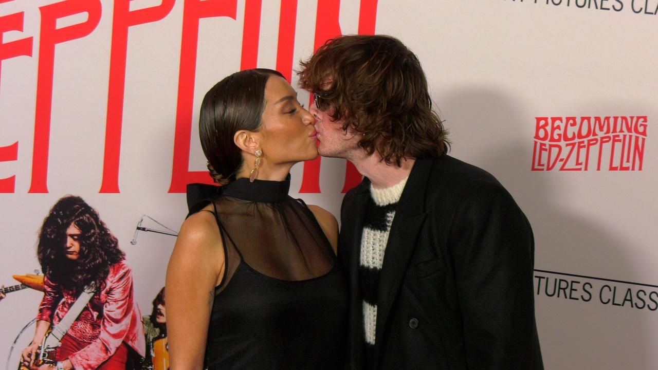 Rosalie Jackson and Jager Henry Bonham 'Becoming Led Zeppelin' Los Angeles Premiere Red Carpet