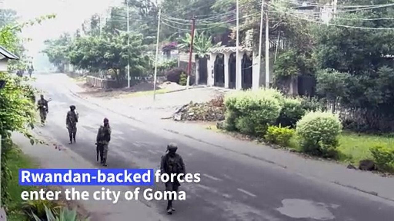 Goma residents plead for help as pro-Rwandan forces enter DR Congo city