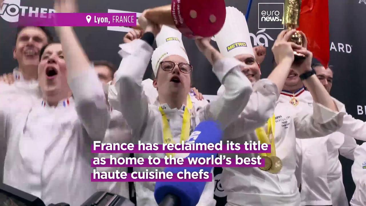 'We are the champions again': France wins prestigious Bocuse d'Or contest