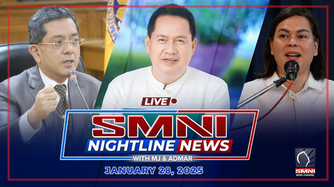 LIVE: SMNI Nightline News with MJ Mondejar & Admar Vilando | January 28, 2025 – Martes