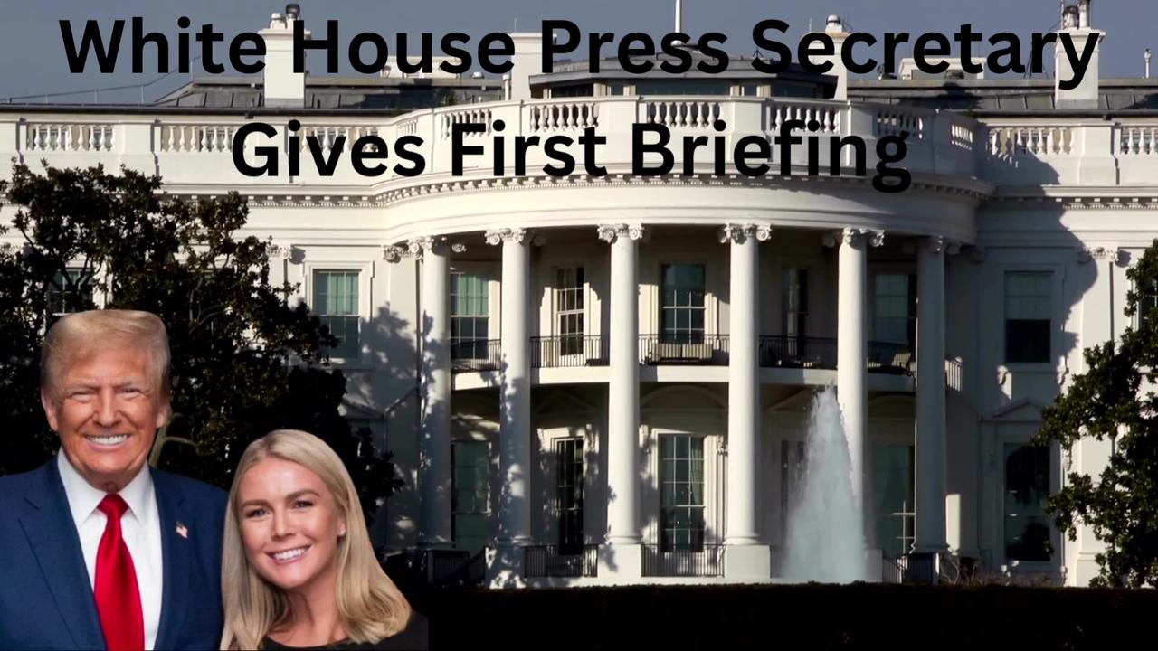 White House Press Secretary Karoline Leavitt Holds First Press Briefing