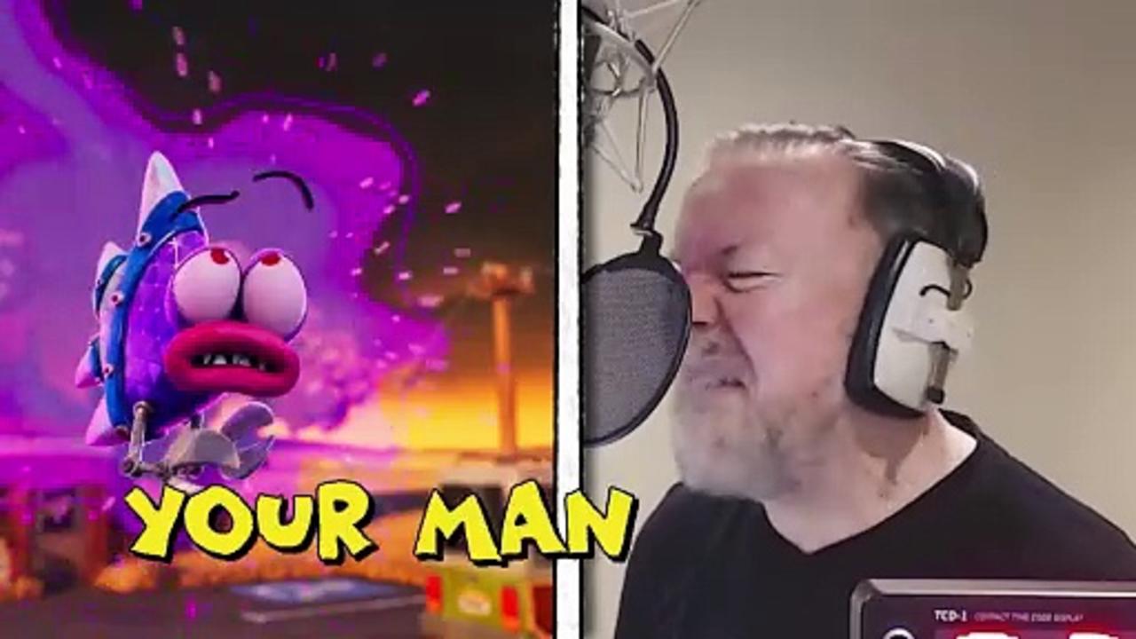 Dog Man Movie - Fun In The Booth with Ricky Gervais