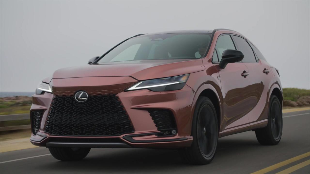 2025 Lexus RX 500h FSPORT Performance AWD Copper Driving Video