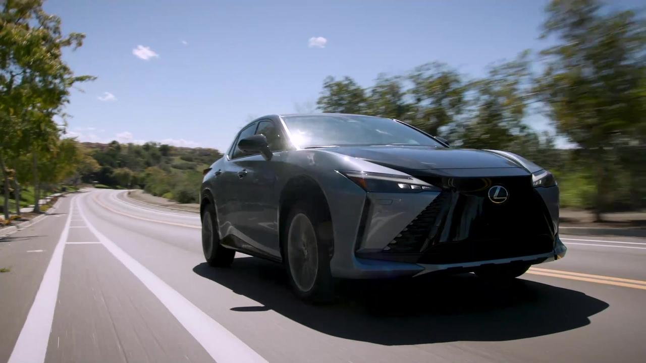 2025 Lexus RZ 450e Ether Black Luxury Driving Video