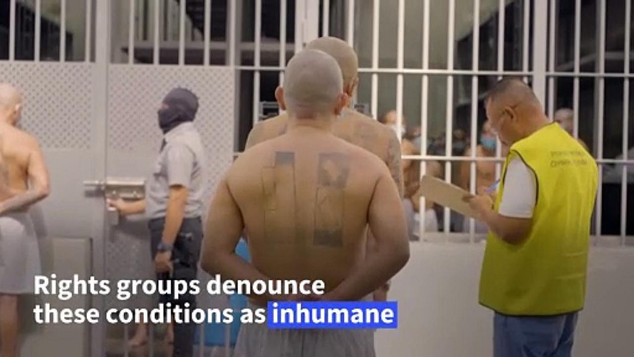 'No way out' from El Salvador mega-prison, Latin America's biggest