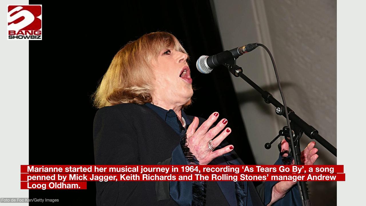 Marianne Faithfull remembered as ‘wonderful friend’ by former lover Sir Mick Jagger