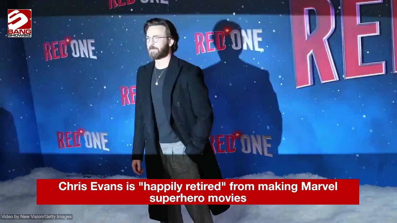 Chris Evans has 'happily retired' from Marvel's superhero films