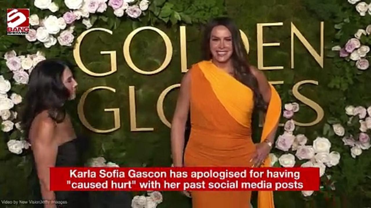 Karla Sofia Gascon apologises for 'causing hurt' with past tweets