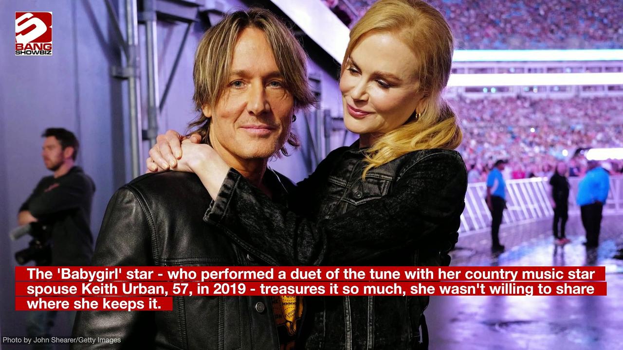 Nicole Kidman possessed the original lyrics to Elton John's '70s hit Your Song