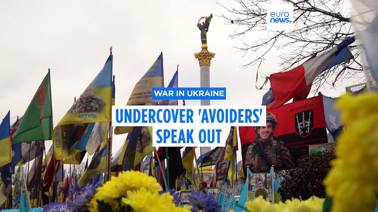 Ukraine's 'avoiders' try to dodge being drafted into a bloody war