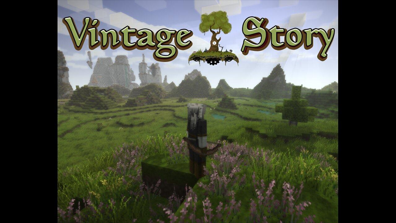 Vintage Story 1 : The start of a hard core block game