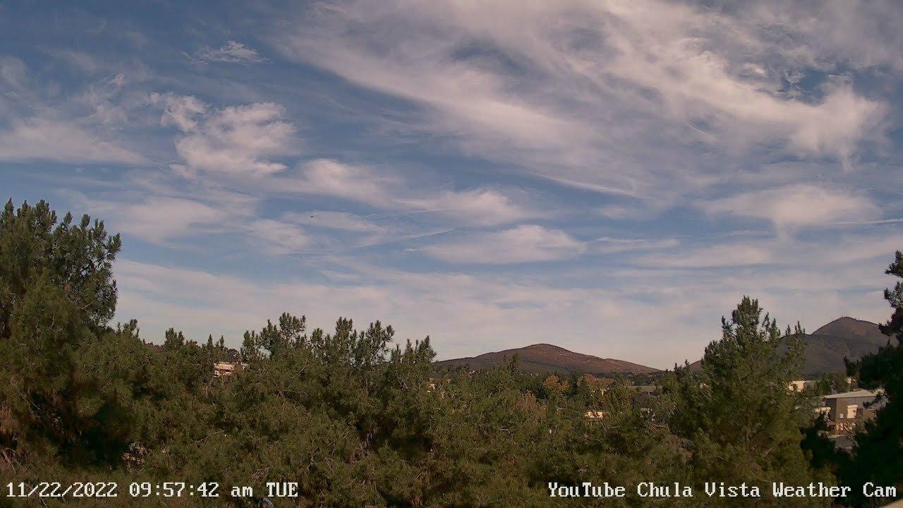 🔴24/7 Live Weather Cam in Chula Vista California (San Miguel Mountain).