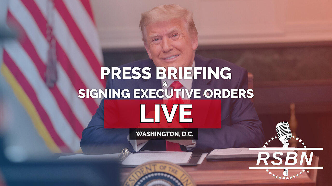 LIVE: WH Press Secretary Holds Press Briefing and Pres. Trump Signs Executive Orders 1/31/25