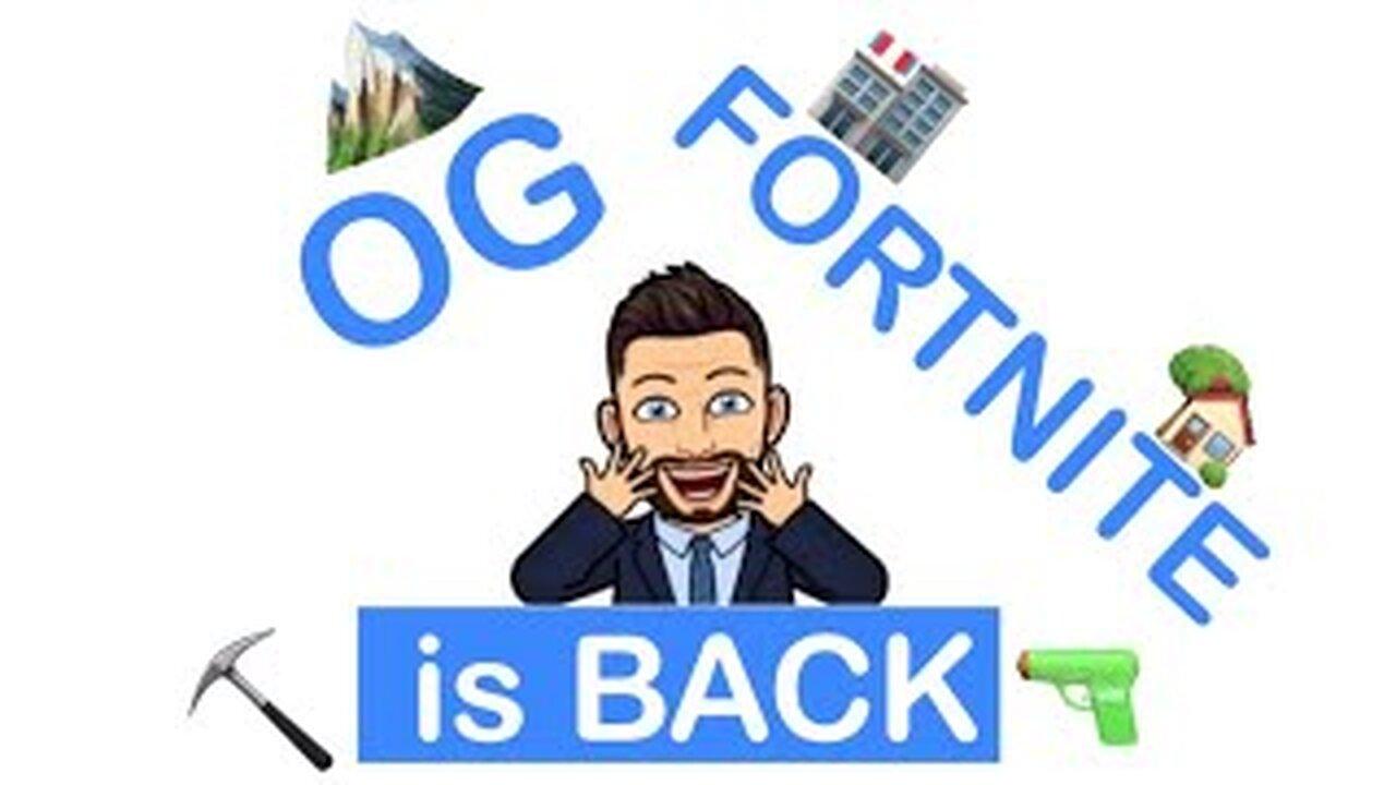 🔴LIVE!!! S1008 | 😄😄😄FORTNITE OG CHAPTER 1 SEASON 2 IS HERE!!!😄😄😄 |🤵"BOWTIE FRIDAYS"🤵|