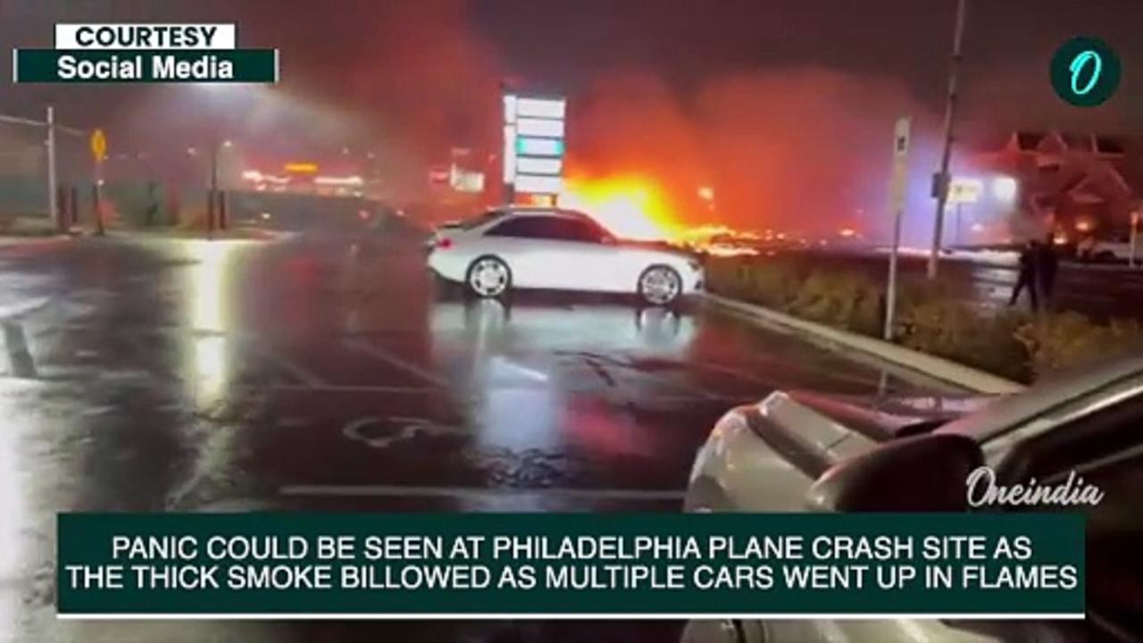 Philadelphia Plane Crash: 6 Killed in As Plane Truns Into Massive Fireball Engulfing Homes in Flames