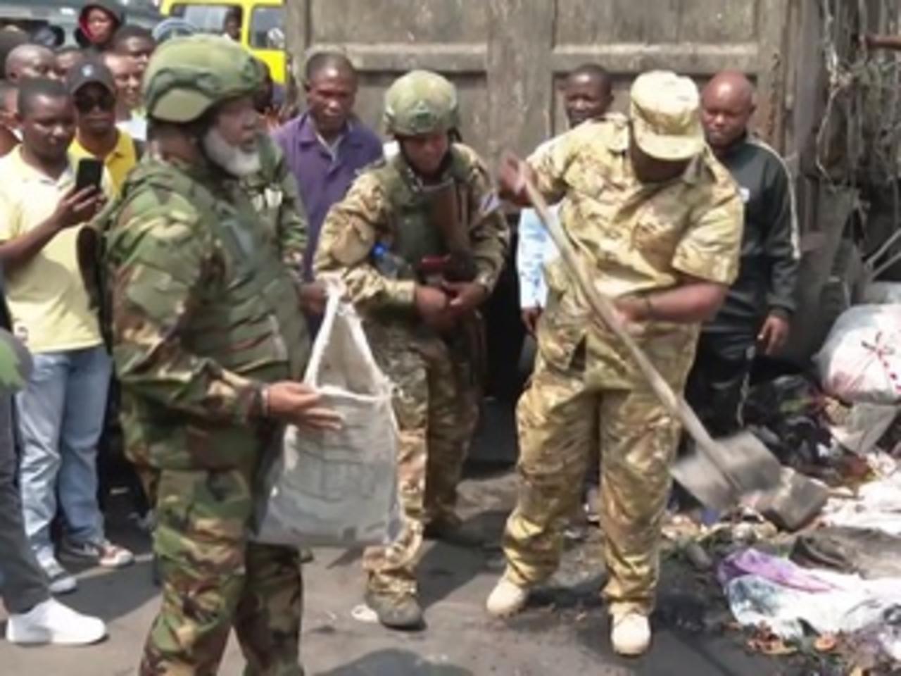 M23 leaders walk the streets of captured DR Congo city of Goma