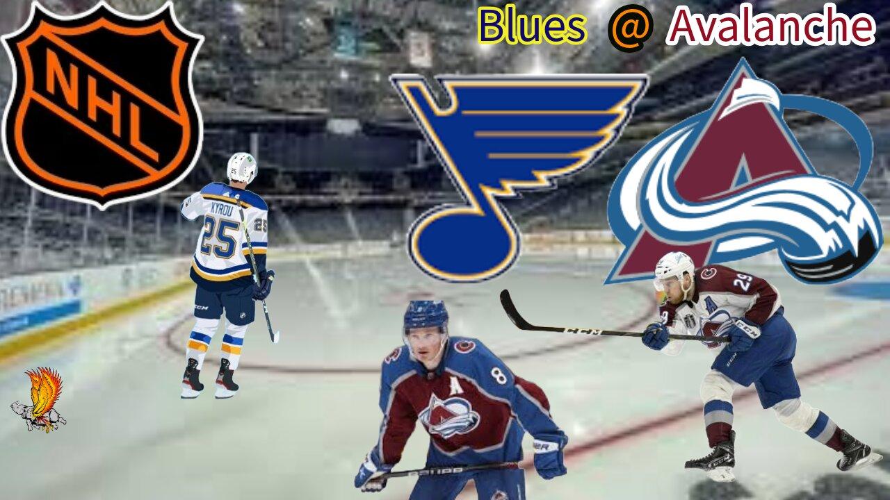 St. Louis Blues Vs Colorado Avalanche NHL LIVE Watch Party and Play by Play