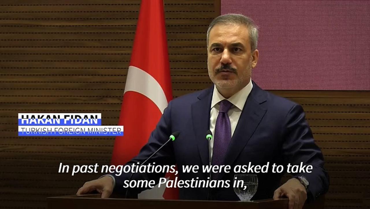 Turkey could accept some Palestinians freed by Israel: FM