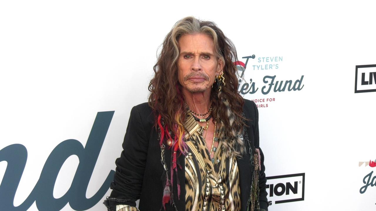 Steven Tyler on the red carpet at his 6th annual Grammy Awards viewing party