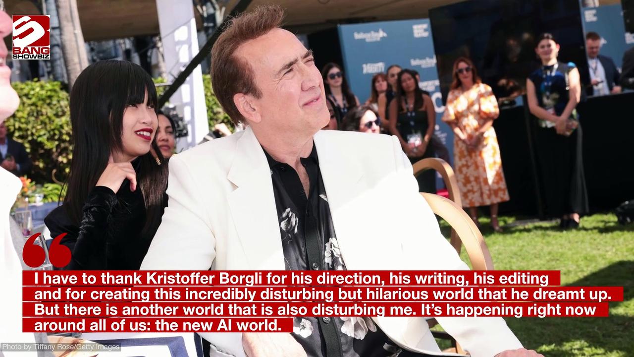 Nicolas Cage begs actors not to let AI 'manipulate' their performances