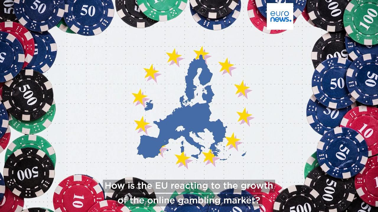 How is Europe reacting to the growth of the online gambling market?