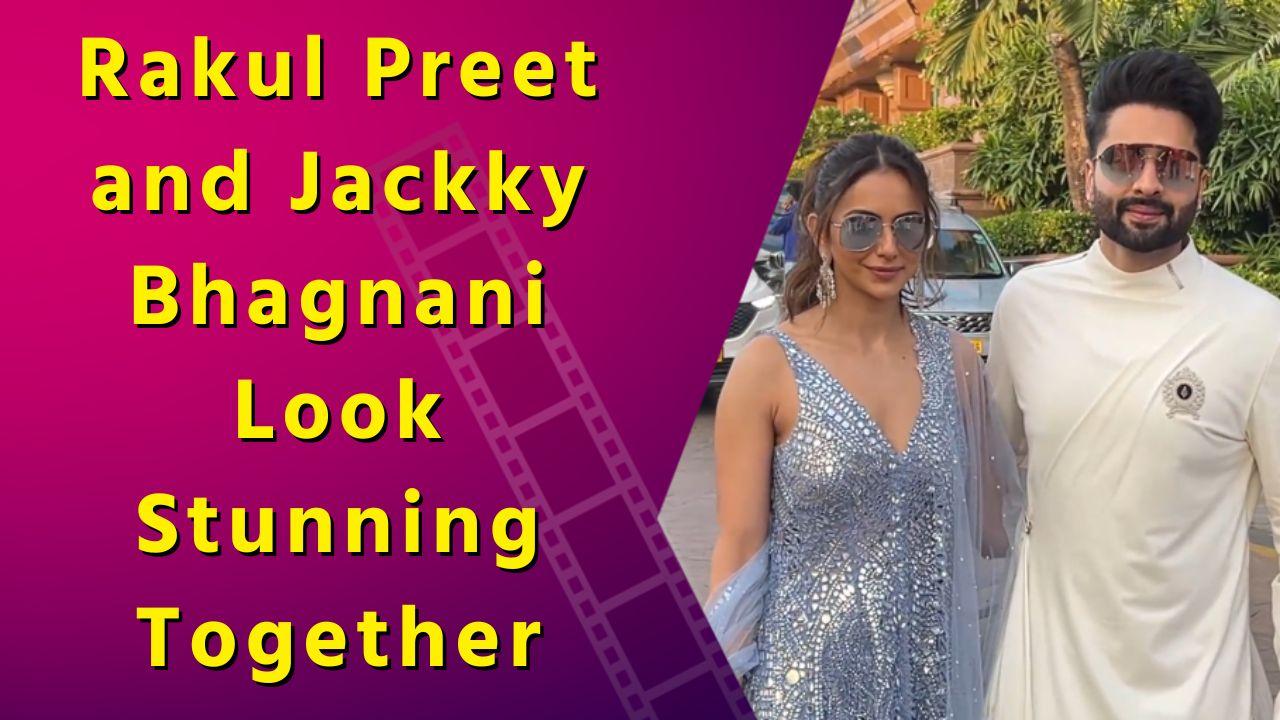 Rakul Preet and Jackky Bhagnani at Wedding Ceremony of Viicky Bhagnani