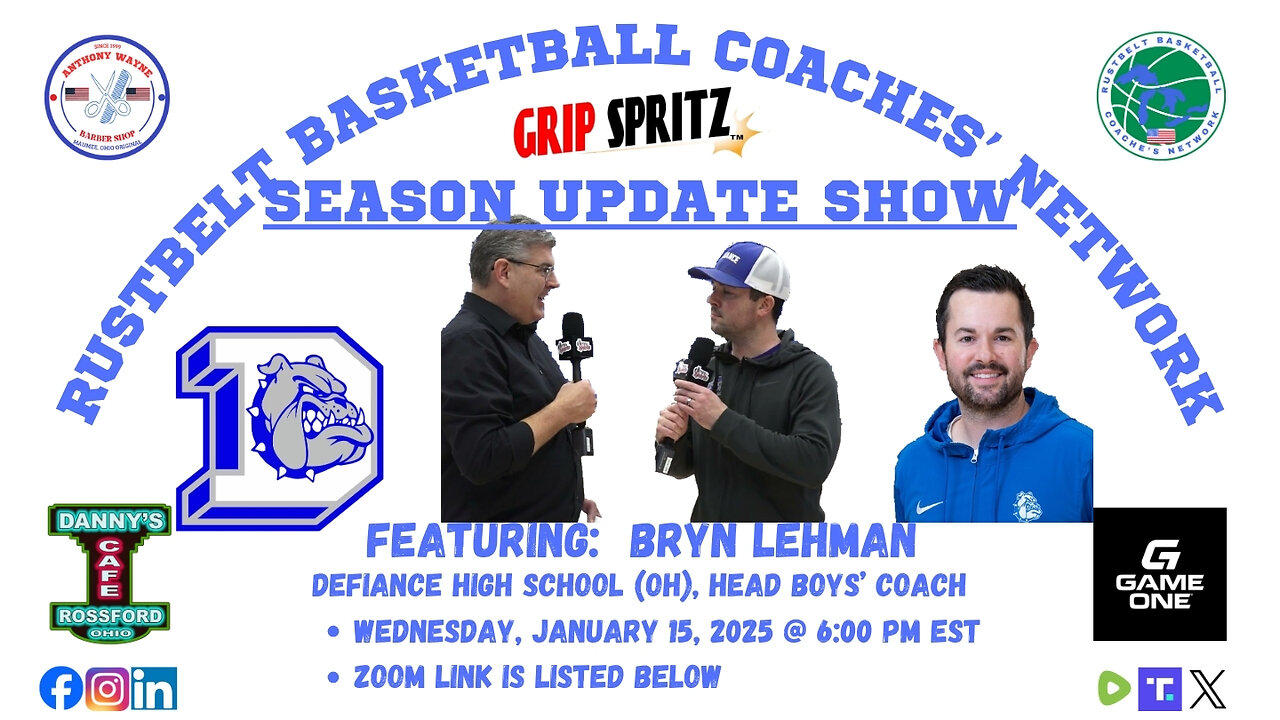 Season Update Coaches' Show E1:  Bryn Lehman, Defiance HS (OH)