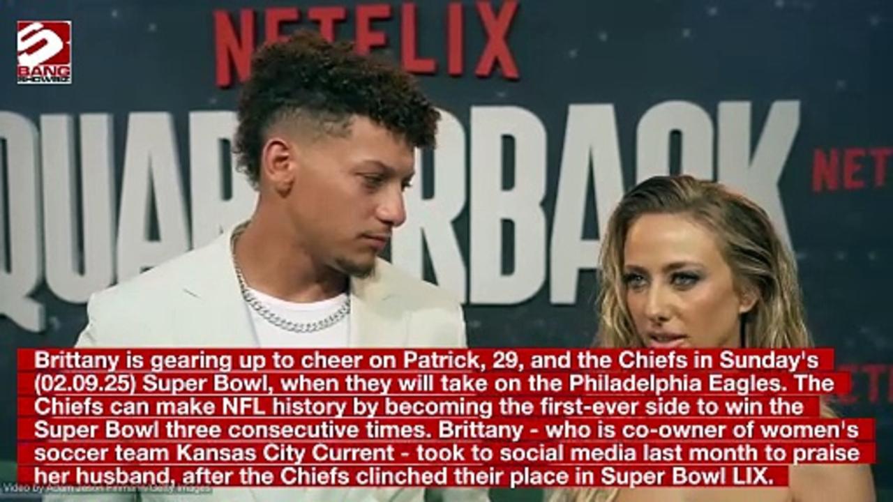 Brittany Mahomes is feeling 'happy' not to be 'pregnant and tired all the time'