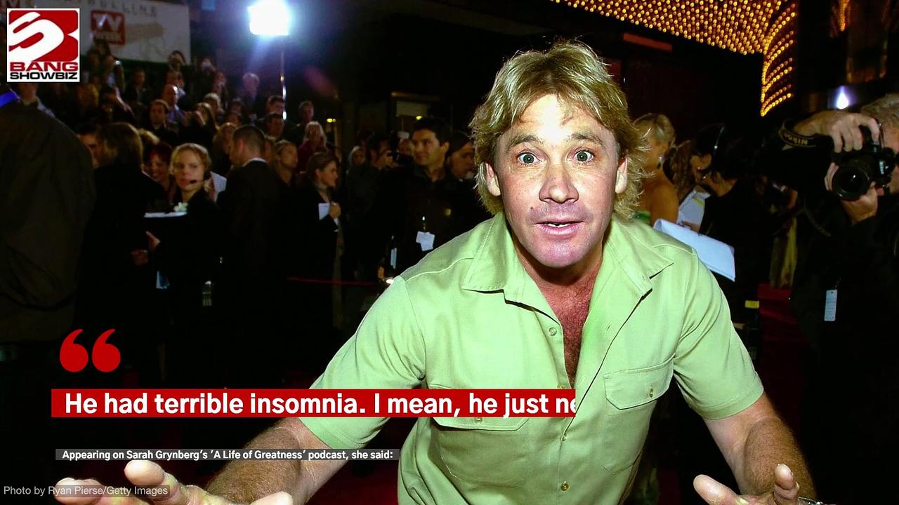 Steve Irwin started his working day at 2am due to insomnia