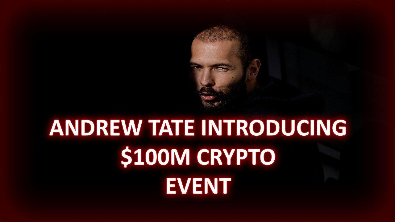 LIVE: ANDREW TATE - $100,000,000 CRYPTO GIVEAWAY