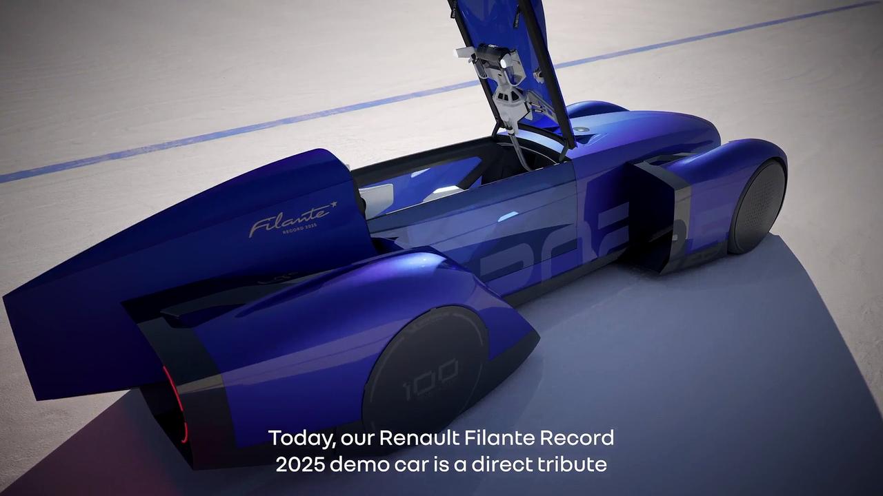 Renault Filante Record 2025 - a name that is doubly meaningful