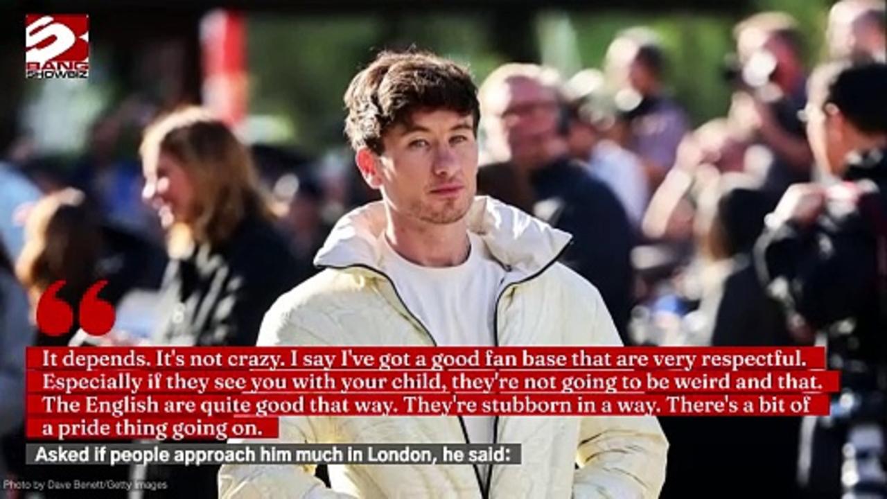 Barry Keoghan and his young son spends time together in London