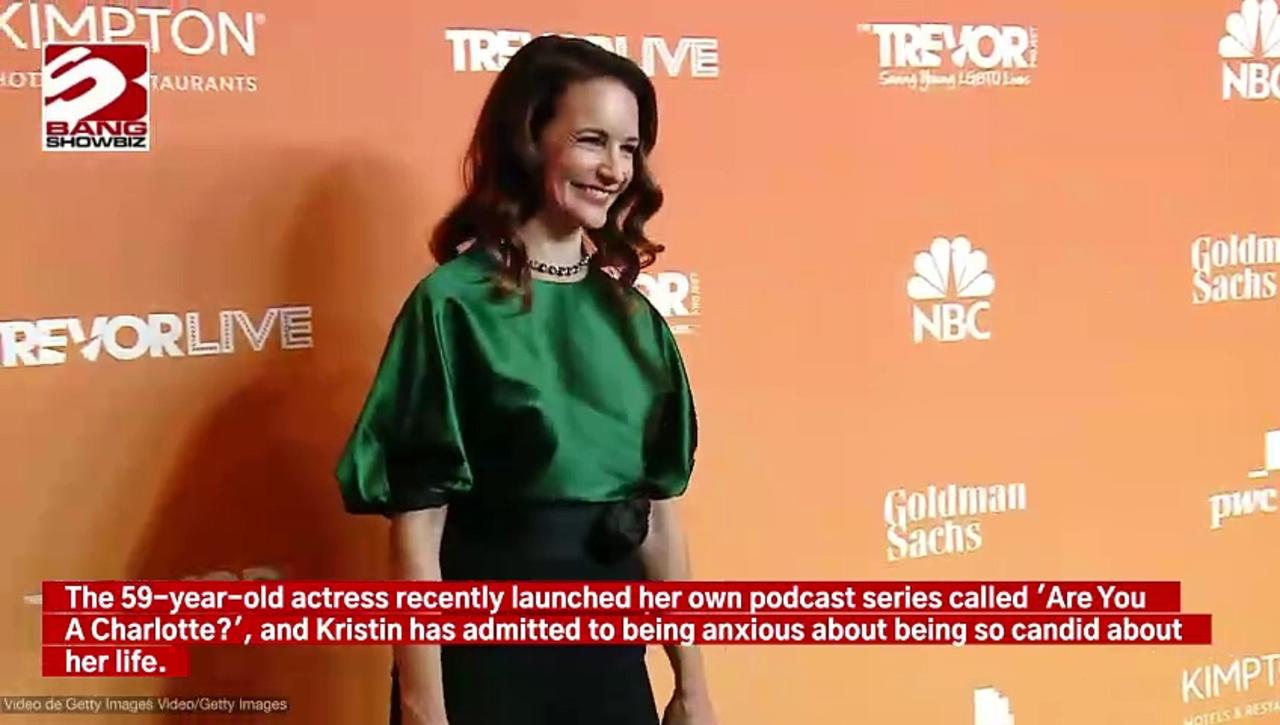 Kristin Davis has found discussing her personal life to be a 'scary' experience