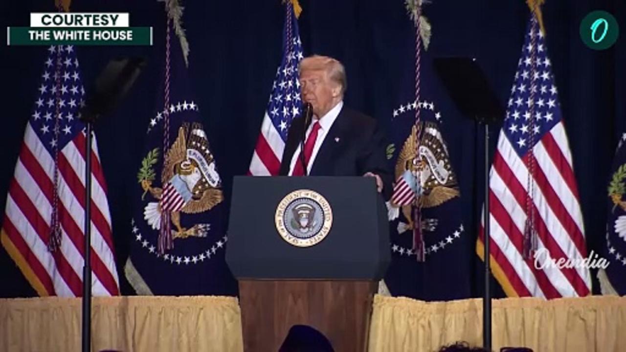 Trump, At Prayer Breakfast, Pushes New Air Traffic Control Tech, Immigration Crackdown | WATCH