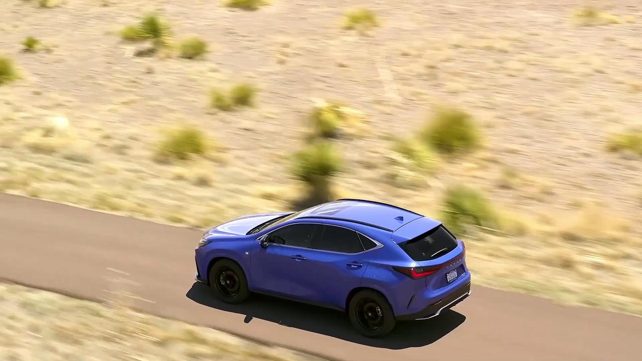 2025 Lexus NX 450h+ Blue Mica 2.0 Driving Video