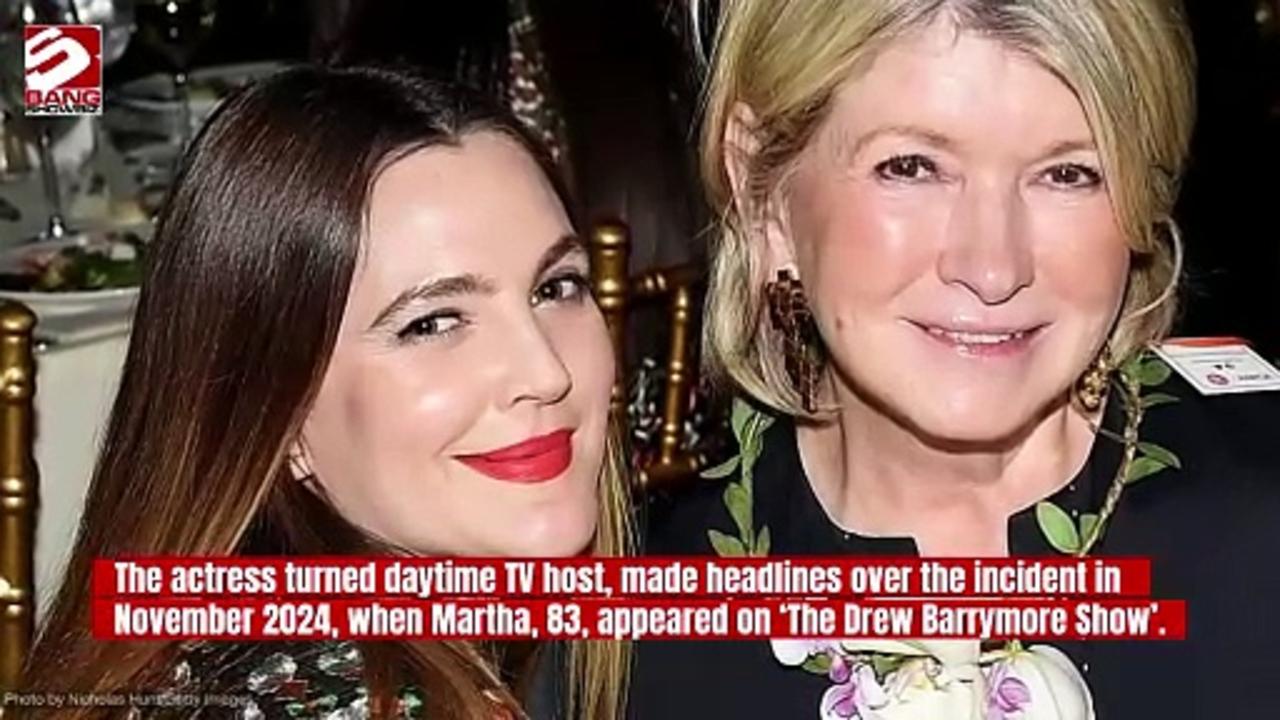 Drew Barrymore insists her viral ‘touchy feely’ moment with Martha Stewart was a bit of fun